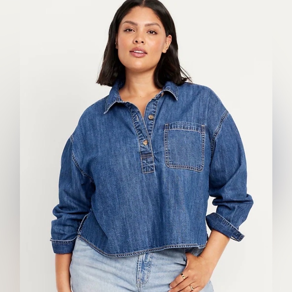 Old Navy Women’s Denim Shirt